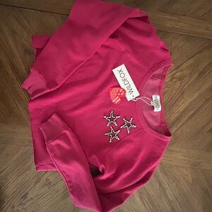 Wildfox Pink Starfish Sweatshirt